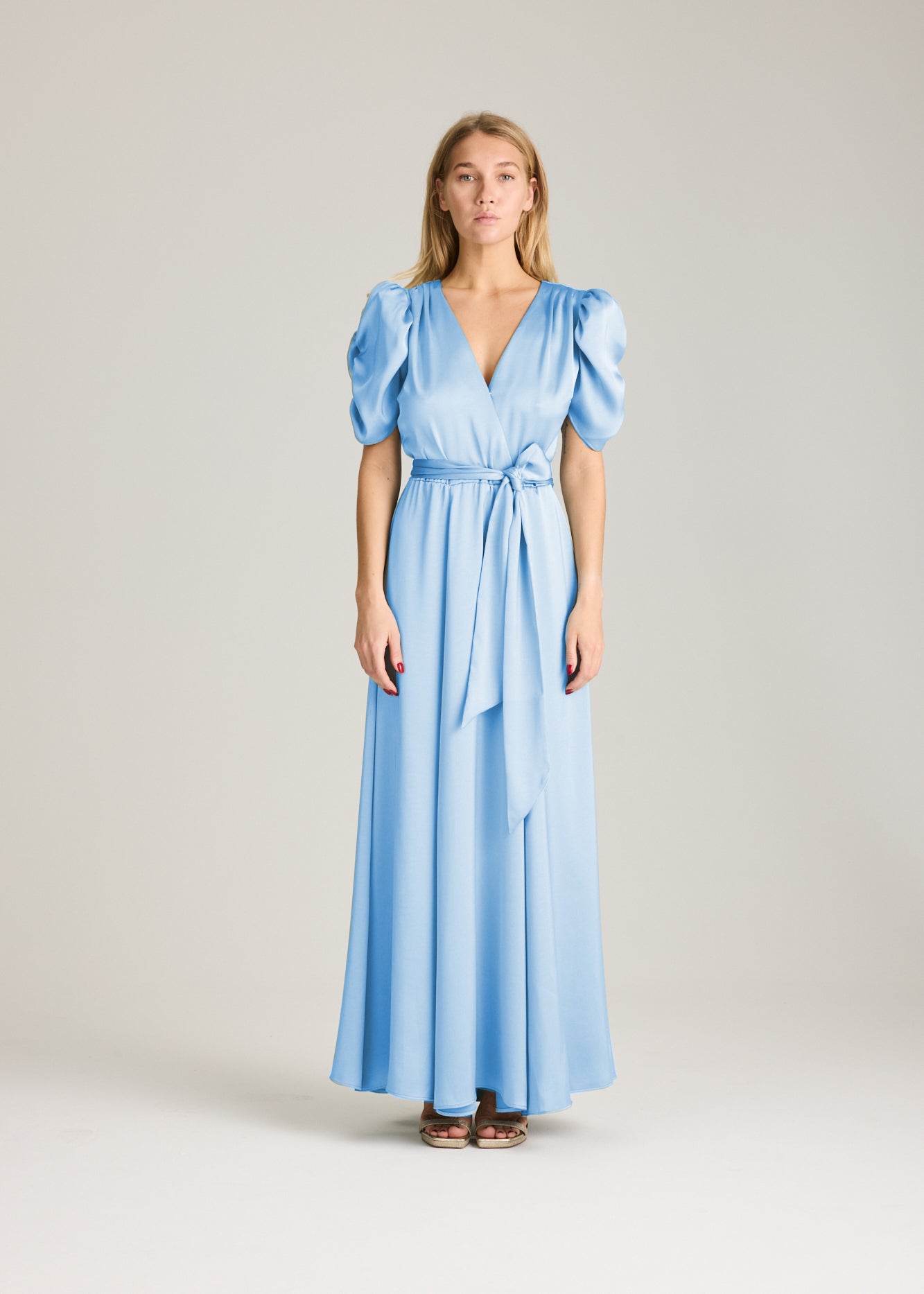 Kjoler | Emma Dress Arctic Blue